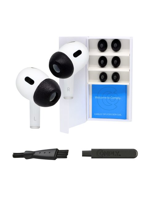 COMPLY TRUEGRIP PREMIUM PENTRU APPLE AIRPODS PRO GEN 1 ȘI 2 - Vârfuri din spumă cu memorie pentru Apple AirPods Gen 1 și 2 - M