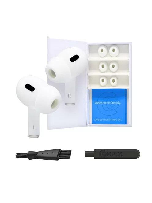 COMPLY TRUEGRIP PREMIUM PENTRU APPLE AIRPODS PRO GEN 1 ȘI 2 - Vârfuri din spumă cu memorie pentru Apple AirPods Gen 1 și 2 - L