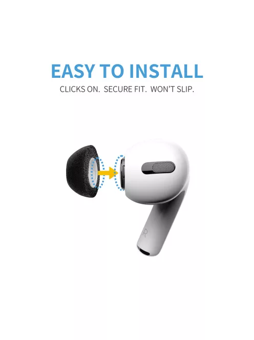 COMPLY TRUEGRIP PREMIUM PENTRU APPLE AIRPODS PRO GEN 1&2 - Adaptoare de urechi din spumă cu memorie pentru căștile Apple AirPods Gen 1&2 - ASST