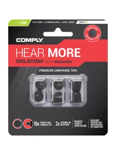   COMPLY ISOLATION PLUS TX-200 - Sfaturi cu spumă cu memorie pentru căști - M