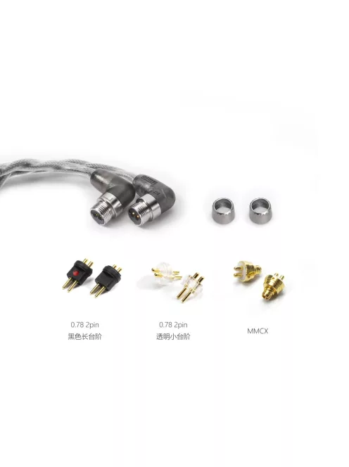 DD HIFI BC130C ERYX - 4,4mm balansat cablu de schimb IEM cu conectori schimbabili 0,78mm 2-Pin și MMCX - RhP