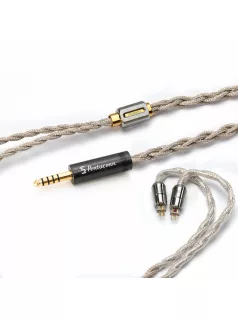   DD HIFI BC130 NET - Cablu de schimb IEM OCC ecranat cu conectori schimbabili 0,78mm 2-Pin și MMCX - BC130NET Pentaconn