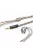 DD HIFI BC130 NET - Cablu de schimb IEM OCC ecranat cu conectori schimbabili 0,78mm 2-Pin și MMCX - BC130NET Pentaconn