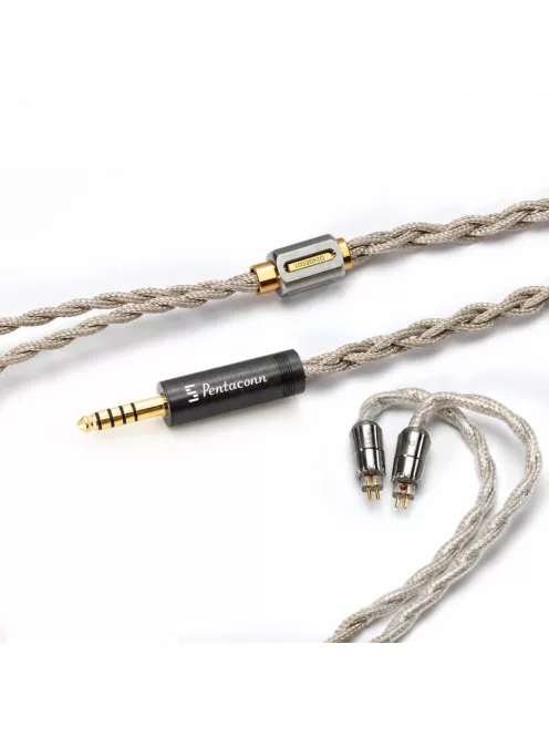DD HIFI BC130 NET - Cablu de schimb IEM OCC ecranat cu conectori schimbabili 0,78mm 2-Pin și MMCX - BC130NET Pentaconn