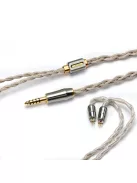 DD HIFI BC130 NET - Cablu de schimb IEM OCC ecranat cu conectori schimbabili 0,78mm 2-Pin și MMCX - Standard