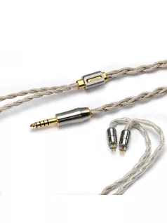   DD HIFI BC130 NET - Cablu de schimb IEM OCC ecranat cu conectori schimbabili 0,78mm 2-Pin și MMCX - Standard