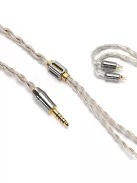DD HIFI BC130 NET - Cablu de schimb IEM OCC ecranat cu conectori schimbabili 0,78mm 2-Pin și MMCX - Standard