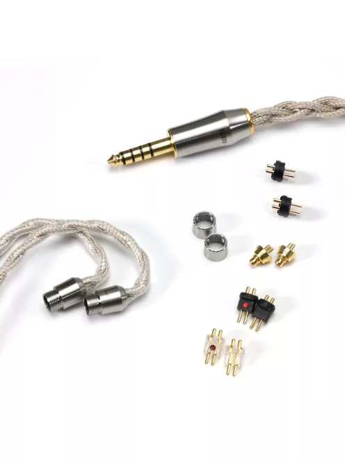 DD HIFI BC130 NET - Cablu de schimb IEM OCC ecranat cu conectori schimbabili 0,78mm 2-Pin și MMCX - Standard