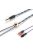 DD HIFI BC150B - Cablu pentru căști cu simetrie de argint, cu conector Pentaconn de 4,4 mm. - 145cm - 2-Pin