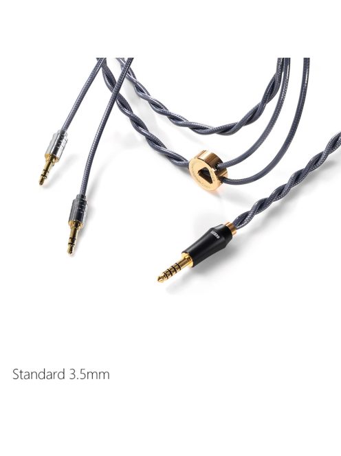 DD HIFI BC150B 3.5mm STANDARD - Cablu pentru căști simetric din argint cu conector de 4.4mm - 145cm