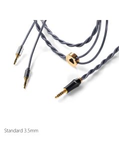   DD HIFI BC150B 3.5mm STANDARD - Cablu pentru căști simetric din argint cu conector de 4.4mm - 295cm