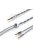 DD HIFI BC150B - Cablu pentru căști cu simetrie de argint, cu conector Pentaconn de 4,4 mm. - 295cm - 3,5mm