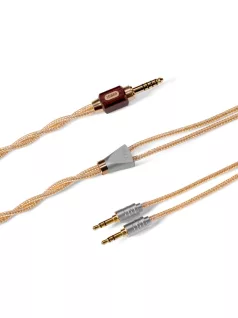   DD HIFI BC150G FLAT 3.5MM - Cablu pentru căști simetric din argint și OCC cu conector 4.4mm - 145 cm