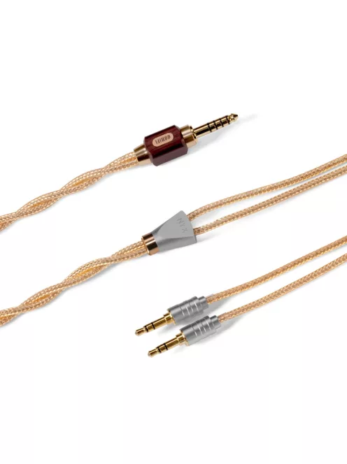 DD HIFI BC150G FLAT 3.5MM - Cablu pentru căști simetric din argint și OCC cu conector 4.4mm - 145 cm