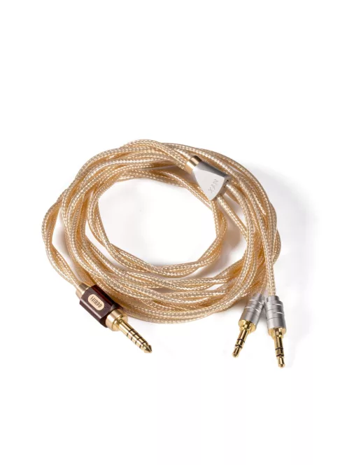 DD HIFI BC150G FLAT 3.5MM - Cablu pentru căști simetric din argint și OCC cu conector 4.4mm - 145 cm