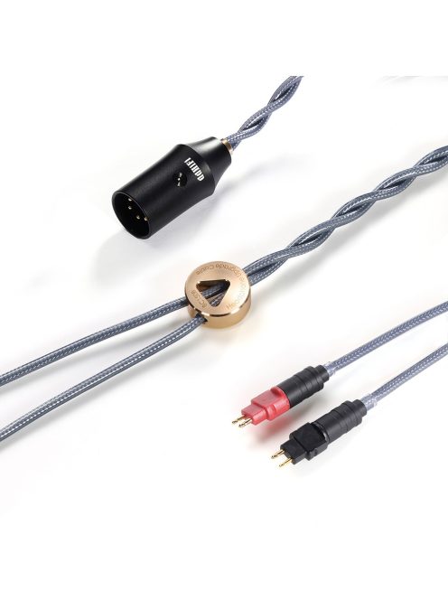 DD HIFI BC150XLR 2-PIN - Cablu pentru căști simetric din argint cu conector XLR cu 4 pini - 145cm