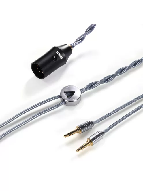 DD HIFI BC150XLR 3.5mm STANDARD - Cablu căști simetric argintiu cu conector 4-Pin XLR - 295cm