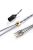 DD HIFI BC150XLR - Cablu de căști simetric din argint cu conector 4-Pin XLR - 295cm - 3,5mm HiFiMan