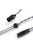 DD HIFI BC150XLR FOCAL LEMO - Cablu de căști symetric argintiu cu conector 4-Pin XLR - 145cm