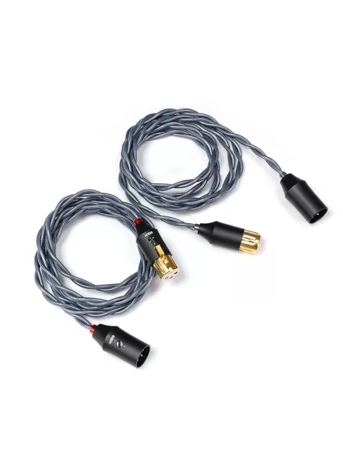DD HIFI BC30XLR - Cablu de semnal stereo simetric în pereche cu conector XLR plug și XLR soclu - 145cm