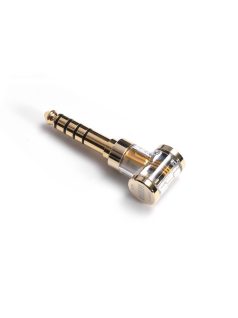   DD HIFI DJ44AG - Adaptor de la 4,4mm Pentaconn MALE la 2,5mm Balanced FEMALE - Negru