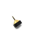 DD HiFi DJ44 GOLD - Adaptor cu mufă de 3,5 mm și conector de priză de 4,4 mm