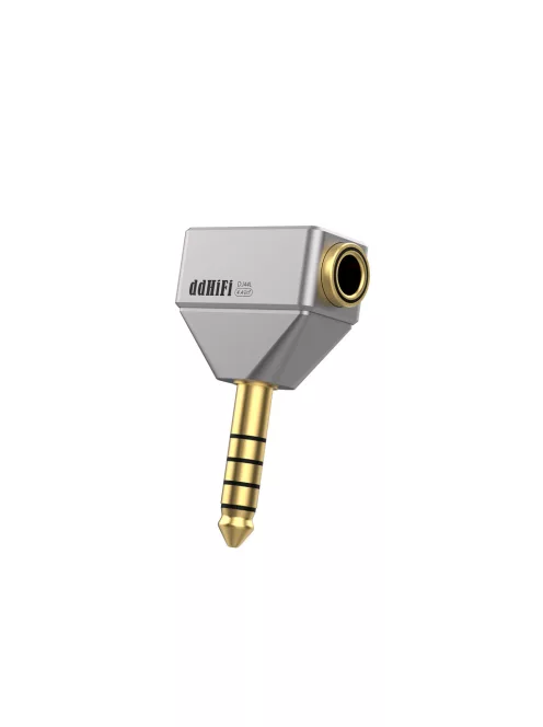 DD HIFI DJ44L - Adaptor cu mufă de 4,4mm și priză în formă de L de 4,4mm