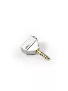DD HIFI DJ44L - Adaptor cu mufă de 4,4mm și priză în formă de L de 4,4mm