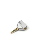 DD HIFI DJ44L - Adaptor cu mufă de 4,4mm și priză în formă de L de 4,4mm