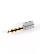 DD HIFI DJ65A (AL) - Adaptor cu mufă de 6,35 mm și jack de 3,5 mm