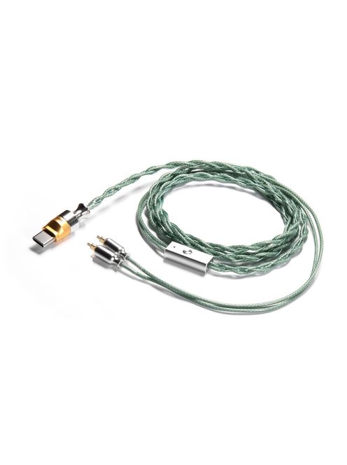 DD HIFI M120B - Cablu de căști cu conector Type-C, fabricat din OCC și fir de argint Litz, cu telecomandă și microfon. - 2-Pin
