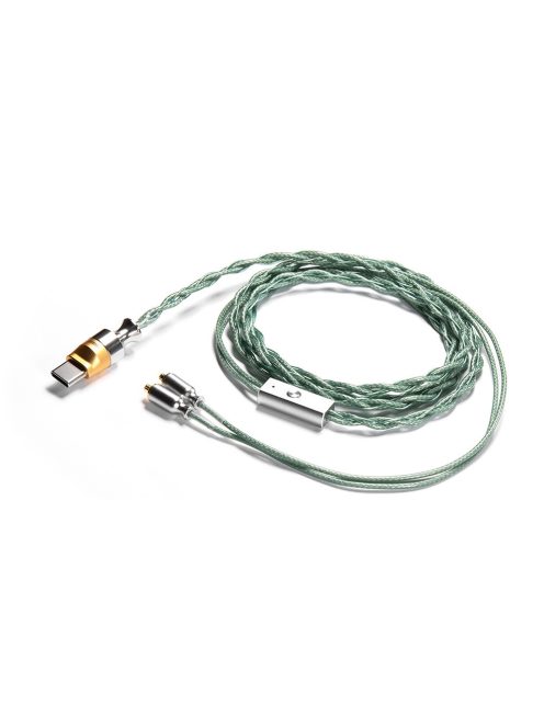 DD HIFI M120B - Cablu de căști cu conector Type-C, fabricat din OCC și fir de argint Litz, cu telecomandă și microfon. - MMCX