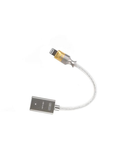 DD HIFI MFI07F - Cablu de date OTG cu mufă Lightning și port USB-A