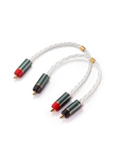   DD HIFI RC20A - Cabluri de semnal stereo de la RCA MALE la RCA MALE - 200mm