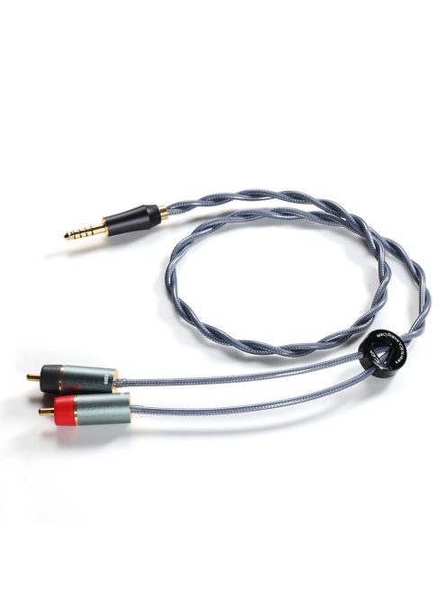 DD HIFI RC40A - Cablu de semnal stereo cu mufă de 4,4 mm și 2 mufe RCA placate cu aur - 60cm