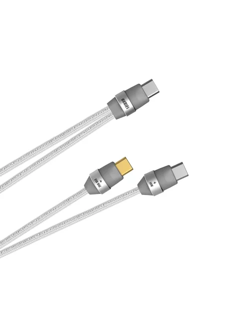 DDHIFI TC05M3 - Cablu OTG în formă de Y cu un conector USB Tip-C și două mufe Tip-C