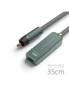 DD HIFI TC100-COA - Adaptor digital cu conector Coax MALE la USB Type-C FEMALE - 35cm