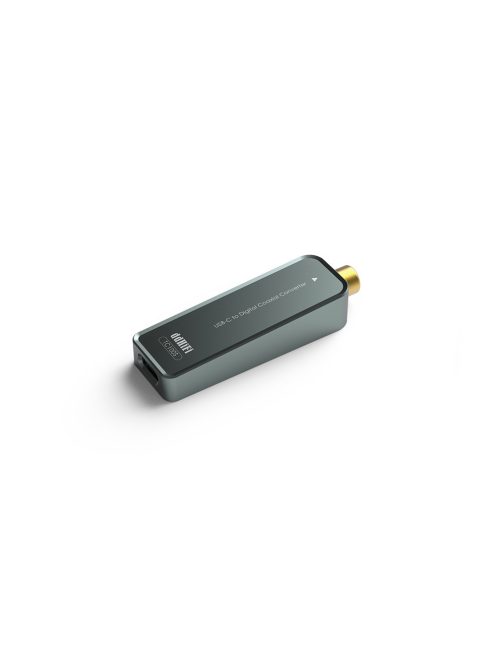 DD HIFI TC100S - Adaptor digital cu mufă coaxială RCA și mufă USB de tip C