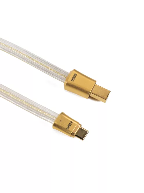 DD HIFI TC19BC COMET GOLD - cablu OTG cu conector USB-B și conector USB-C