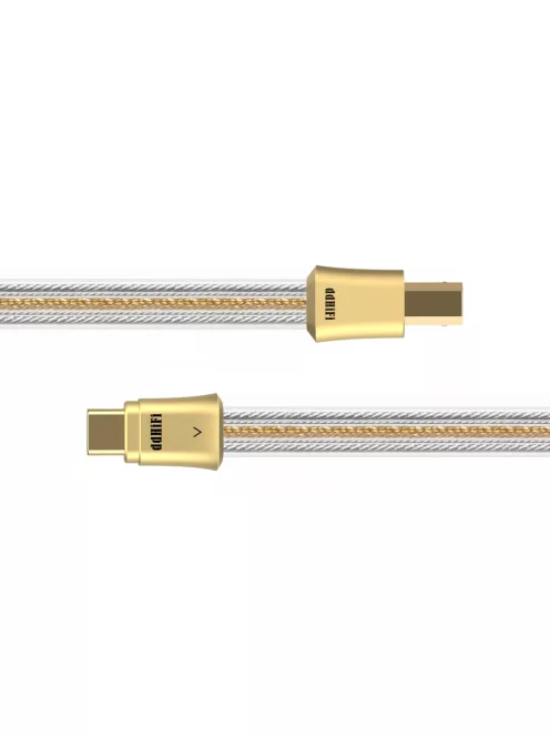 DD HIFI TC19BC COMET GOLD - cablu OTG cu conector USB-B și conector USB-C