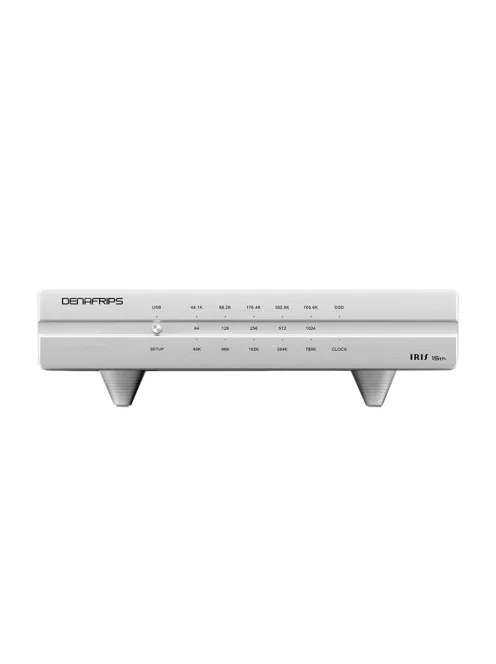 DENAFRIPS IRIS 15TH - Interfață audio digitală premium DDC I2S SPDIF 24bit 768kHz DSD512 - argint