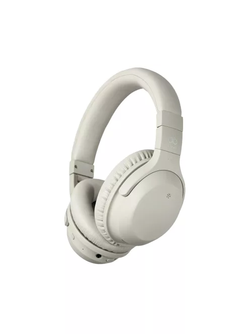 FINAL AUDIO UX2000 - Căști Bluetooth 5 cu design închis over-ear cu anulare hibridă a zgomotului (ANC) aptX Low Latency - Cremă