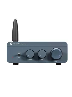   FOSI AUDIO BT20A PRO - Amplificator stereo de clasă D cu suport Bluetooth 5.0 - Gri - 32V