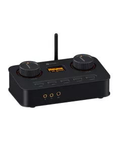   FOSI AUDIO K7 - DAC desktop și amplificator pentru căști Bluetooth aptX HD PCM 384kHz/32bit DSD256 - Negru