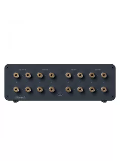   FOSI AUDIO LC30 - Comutator pentru amplificator și difuzoare cu indicator de nivel - Narancssárga kivezérlésmérő