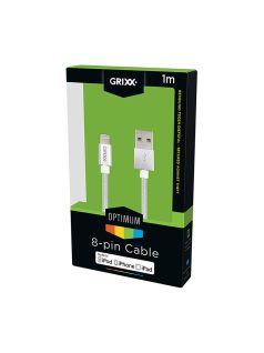   GRIXX OPTIMUM - USB A - Lightning Apple MFI Licență cablu nailon 1 m