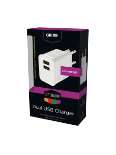 GRIXX OPTIMUM - Adaptor de alimentare de perete cu două USB