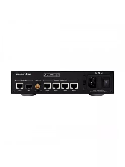 GUSTARD N18 PRO - Distribuitor audio de rețea HiFi - Negru