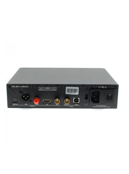 GUSTARD U18 - Interfață audio digitală DDC USB XU216 I2S 32bit 768kHz DSD512 - Negru