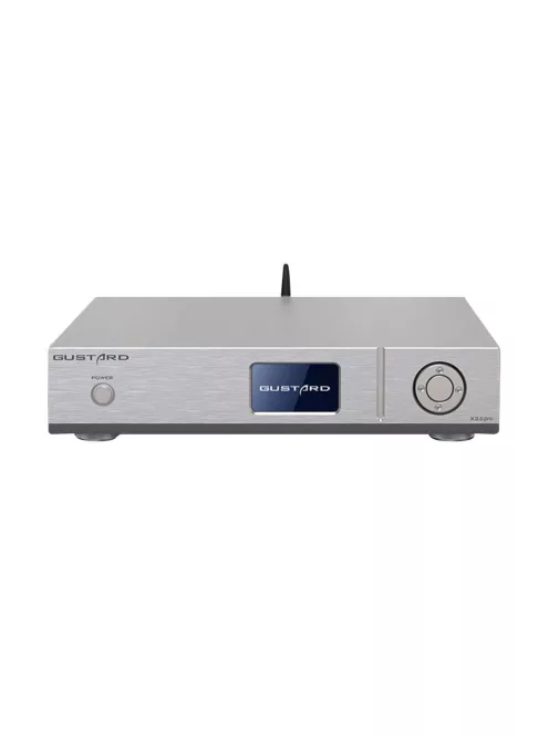GUSTARD X26PRO - High-End Desktop MQA DAC MQA cu conectivitate Bluetooth 2xESS9038PRO 32bit 768KHz DSD512 - Argintiu